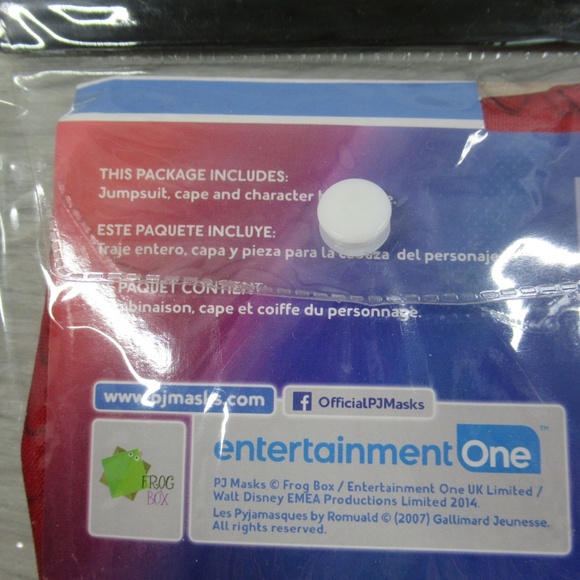 PJ Masks Owlette Red Halloween Costume With Detachable Cape Toddler Girls 3T/4T - Picture 11 of 13